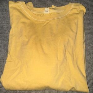 Old Navy Yellow Long Sleeve Tee